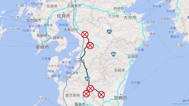 熊本で「通れた道」トヨタが公開