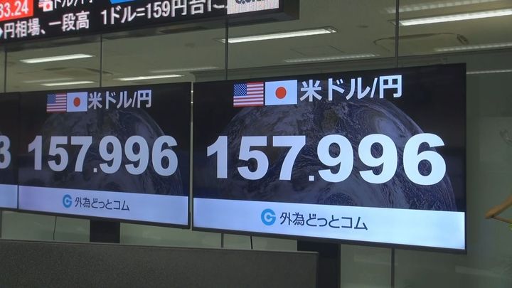 【速報】ドル円、一時157円台に急変動 為替介入か