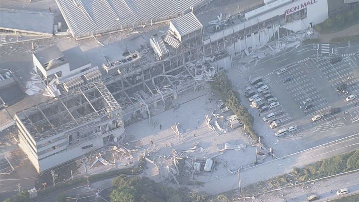 イオン 避難後の一時入館認めた