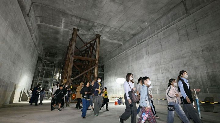 リニア地下ホーム工事現場 初公開